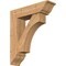 Ekena Millwork Westlake Traditional Smooth Bracket w/ Offset Brace, Western Red Cedar, 7 1/2"W x 28"D x 32"H BKT0806X28X32WTL01SWR - alternate 1